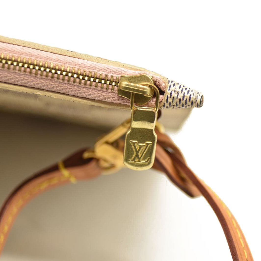 Louis Vuitton  Damier Azur Neo Neverfull MM Rose Ballerine FL3166