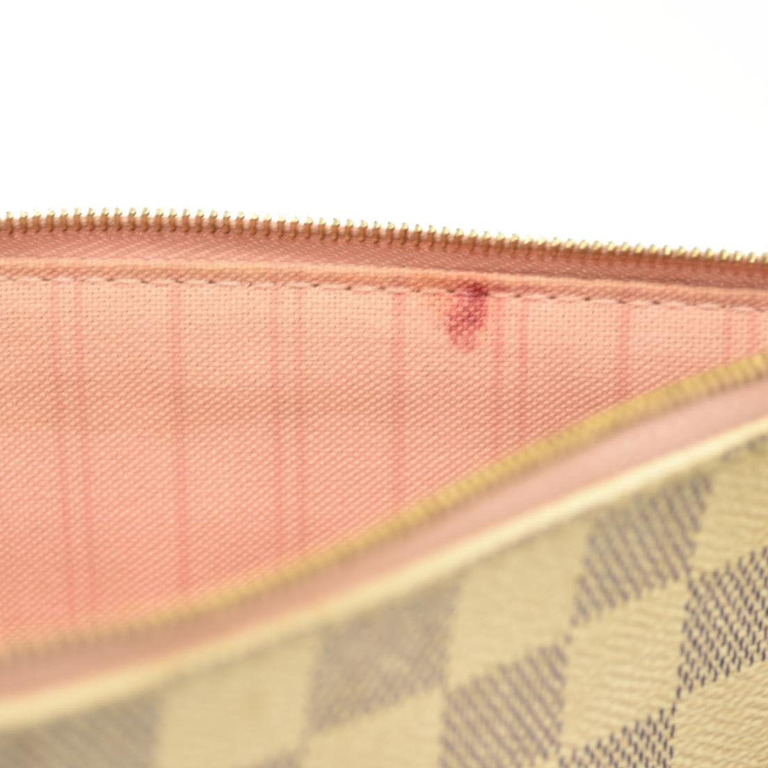 Louis Vuitton  Damier Azur Neo Neverfull MM Rose Ballerine FL3166