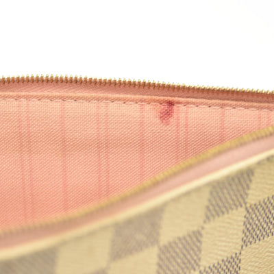 Louis Vuitton  Damier Azur Neo Neverfull MM Rose Ballerine FL3166