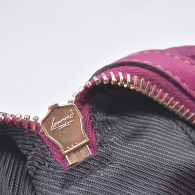$480 GUCCI Guccissima Leather Heart Charm Cosmetic Pouch Pink CONSIGNMENT 10021425