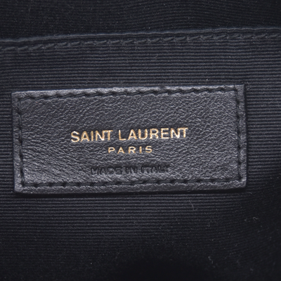 $1950 2022 Saint Laurent Calfskin Matelasse Monogram Lou Camera Bag Crema Soft