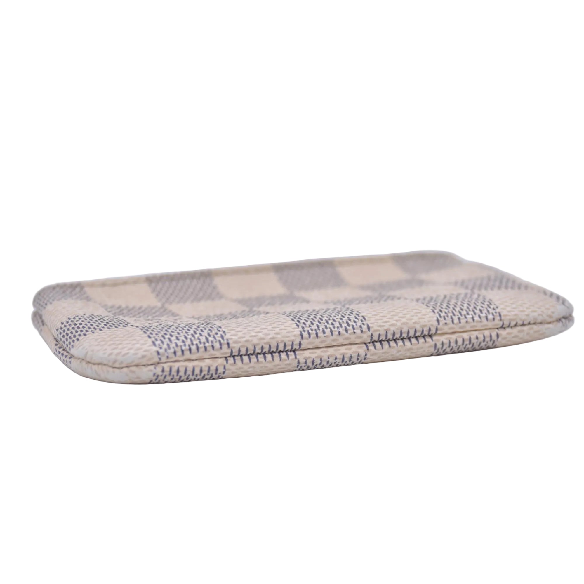 $455 2016 Louis Vuitton Damier Azur Key Pouch