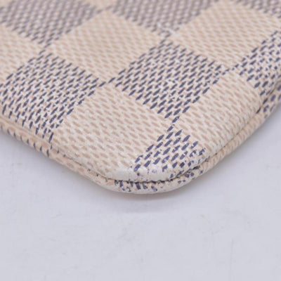 $455 2016 Louis Vuitton Damier Azur Key Pouch