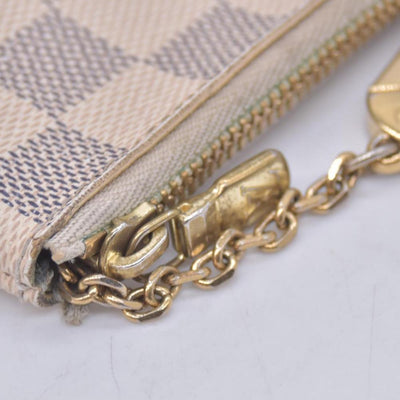 $455 2016 Louis Vuitton Damier Azur Key Pouch