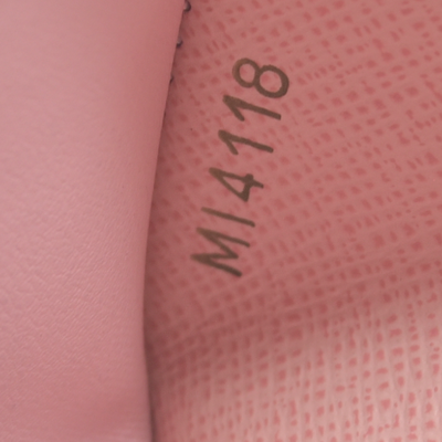 $755 LOUIS VUITTON Portefeuille Victorine M62360 Rose Ballerine Monogram MI4118