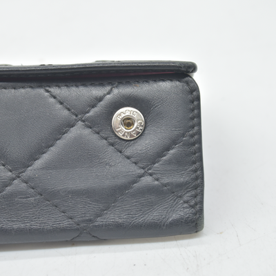 Chanel Cambon Line Quilted Leather Card Holder