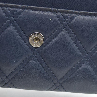 AUCTION $525 Chanel Interlocking CC Logo Card Holder