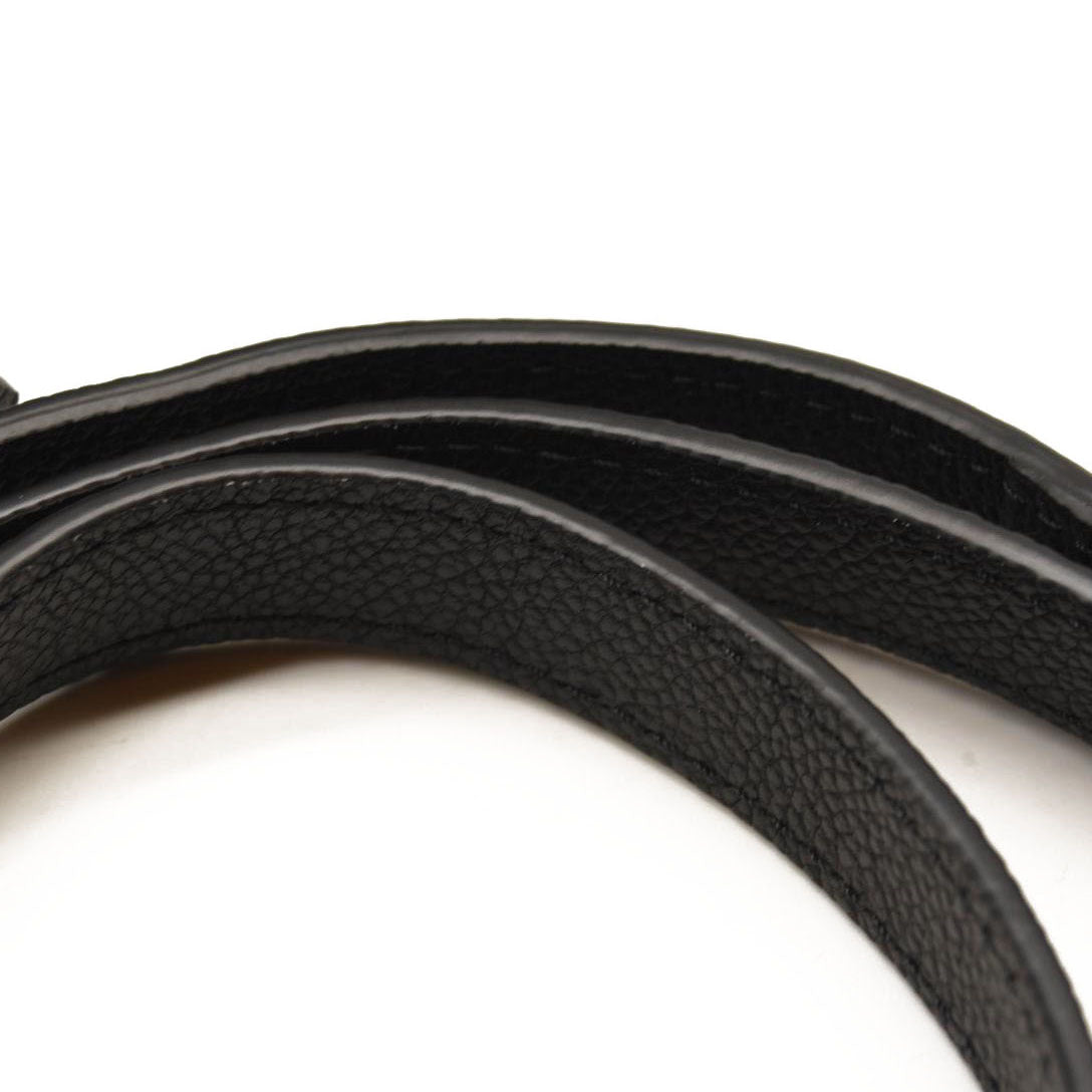 LOUIS VUITTON Empreinte Monogram Giant Speedy Bandouliere 25 Black Beige