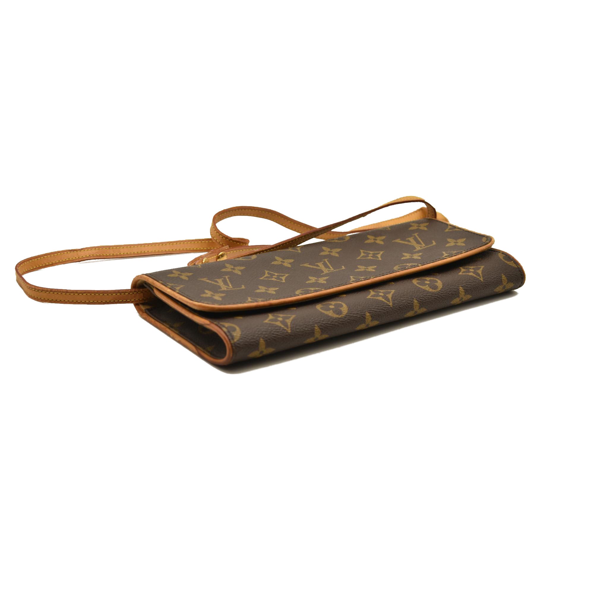 LOUIS VUITTON Monogram Pochette Twin GM FL0011