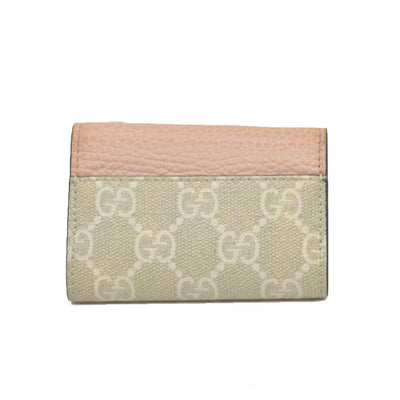 AUCTION $350 GUCCI GG Marmont GG Supreme Leather 6 Ring Key Case