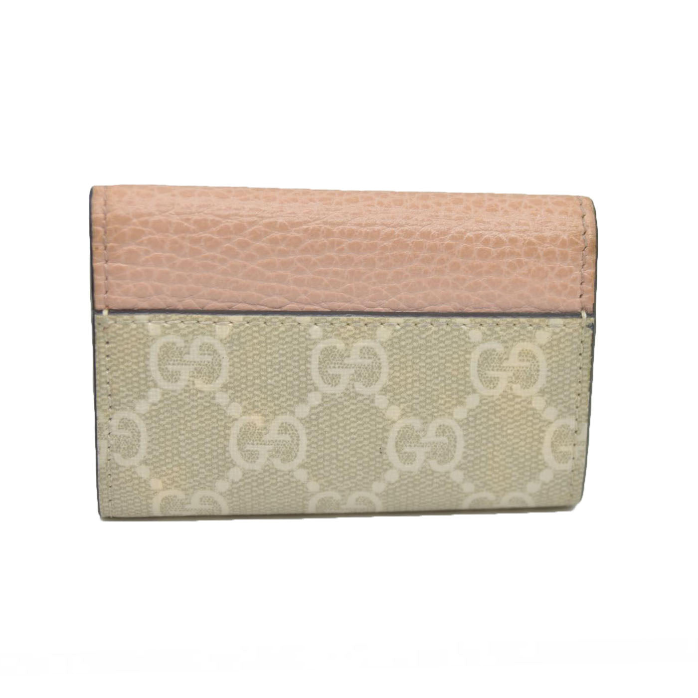 AUCTION $350 GUCCI GG Marmont GG Supreme Leather 6 Ring Key Case