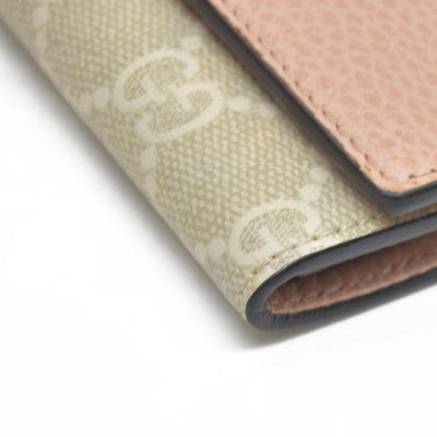 AUCTION $350 GUCCI GG Marmont GG Supreme Leather 6 Ring Key Case