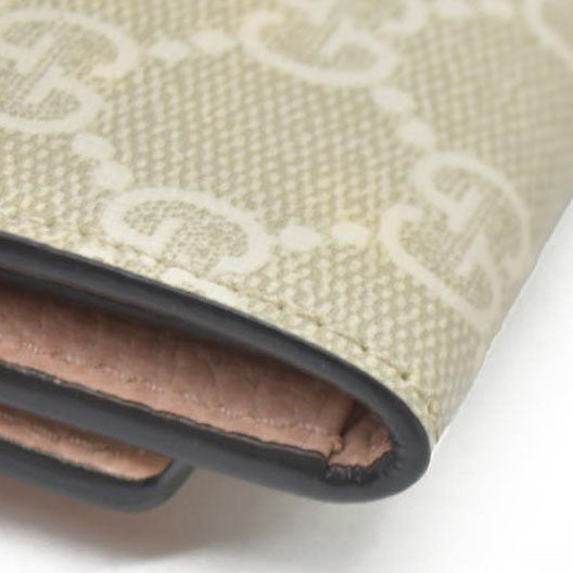 AUCTION $350 GUCCI GG Marmont GG Supreme Leather 6 Ring Key Case