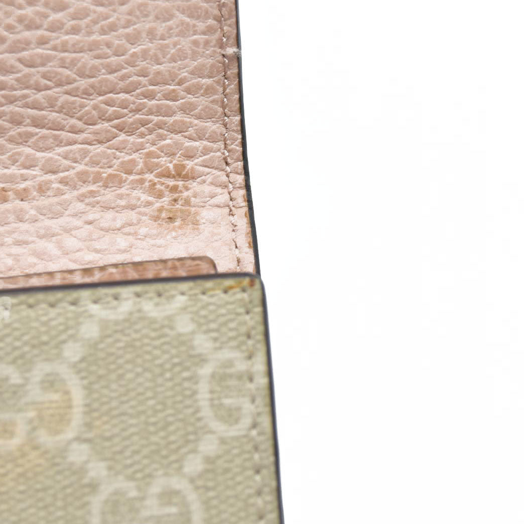 AUCTION $350 GUCCI GG Marmont GG Supreme Leather 6 Ring Key Case