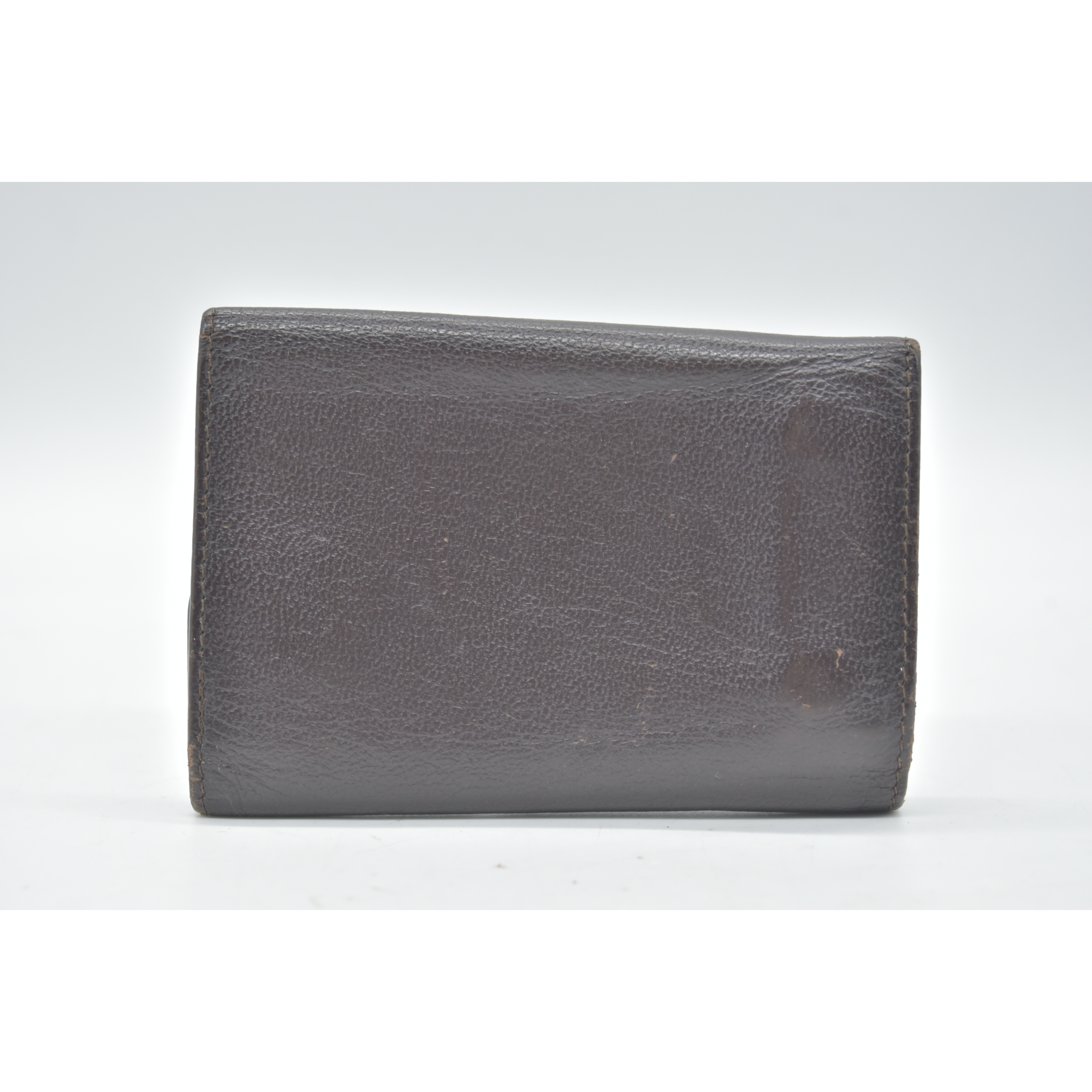 CHANEL COCO Mark Leather Key Case Key Holder Brown
