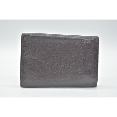 CHANEL COCO Mark Leather Key Case Key Holder Brown