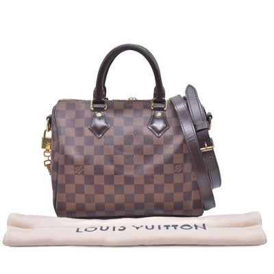 $1980 2020 Louis Vuitton Damier Ebene Speedy Bandouliere 25 AA1220