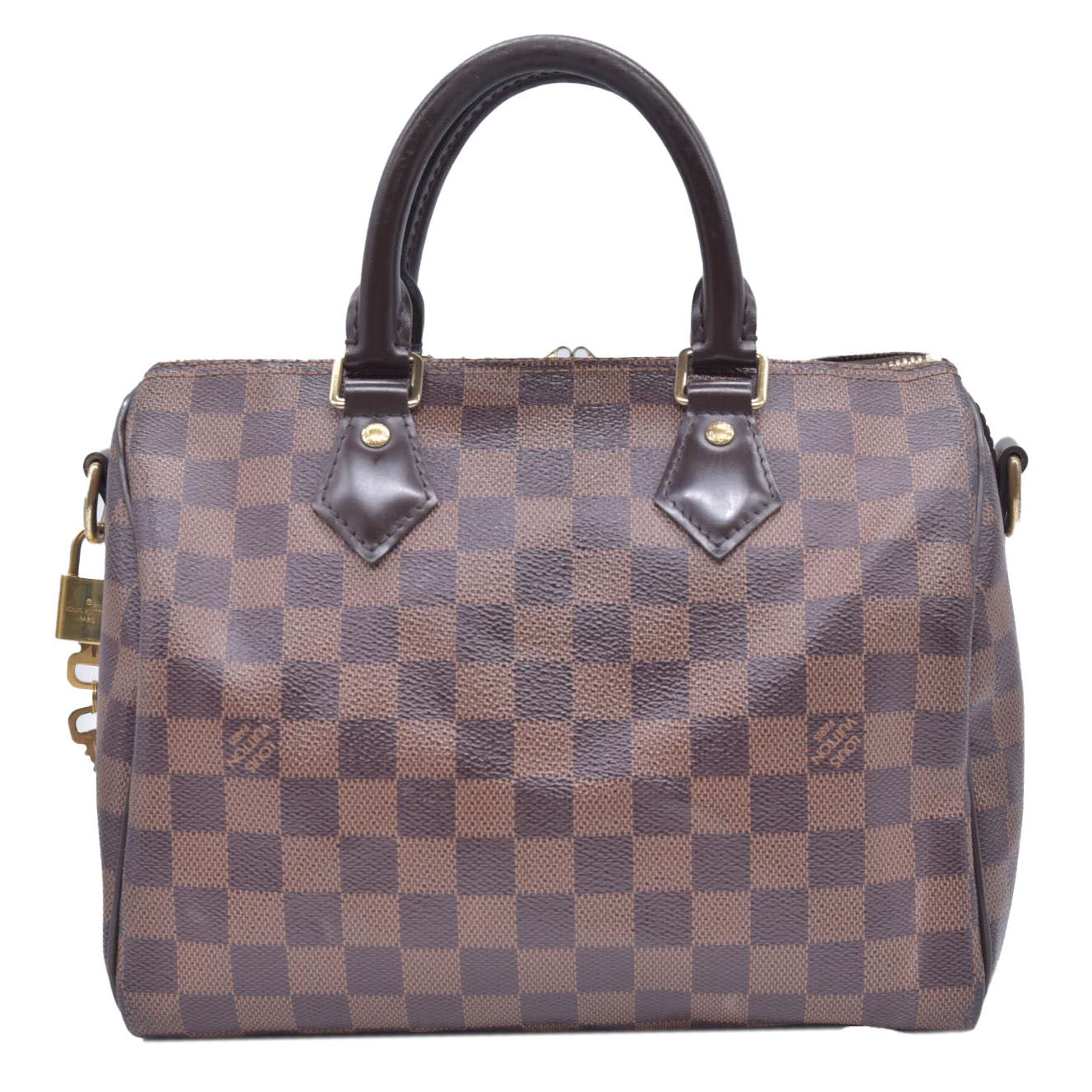 $1980 2020 Louis Vuitton Damier Ebene Speedy Bandouliere 25 AA1220