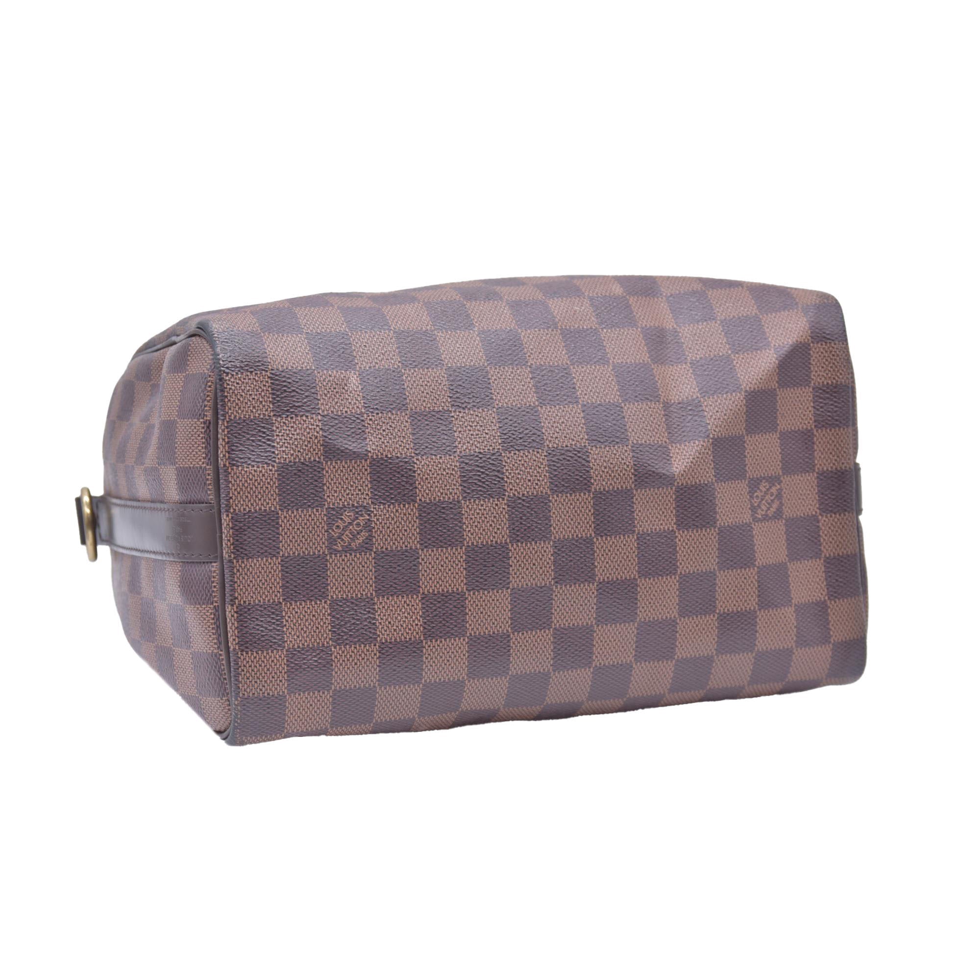 $1980 2020 Louis Vuitton Damier Ebene Speedy Bandouliere 25 AA1220
