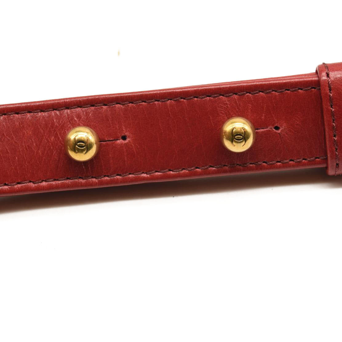 CHANEL Calfskin Double Stitch New Medium Boy Flap Red