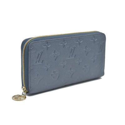 $1170 Louis Vuitton LV Monogram Empreinte Leather Zippy Wallet RFID