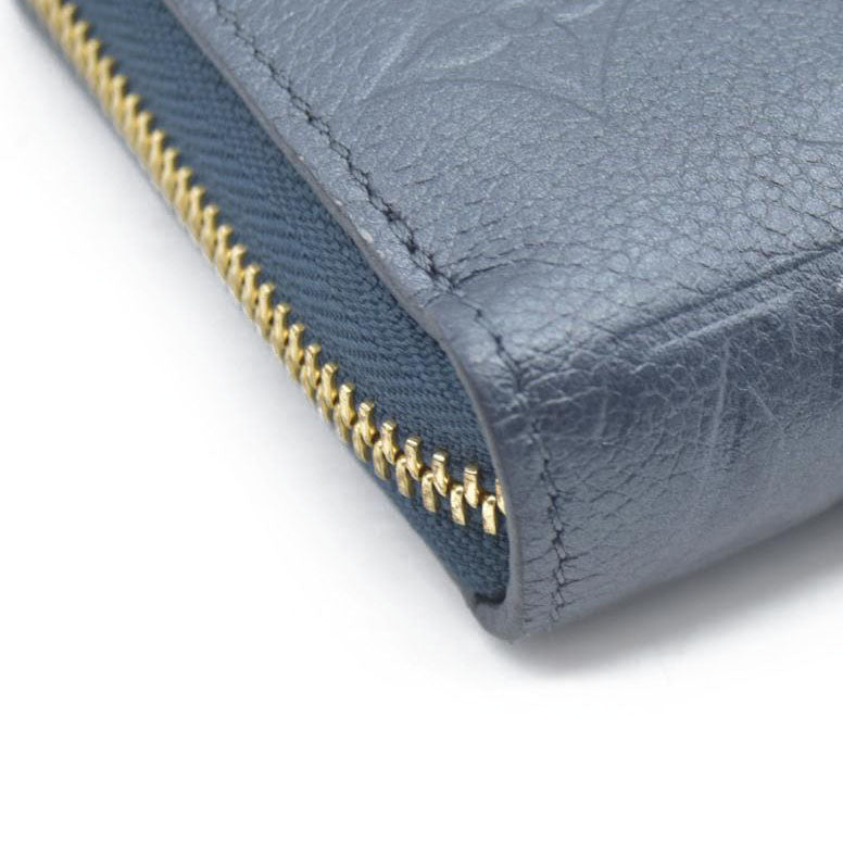 $1170 Louis Vuitton LV Monogram Empreinte Leather Zippy Wallet RFID