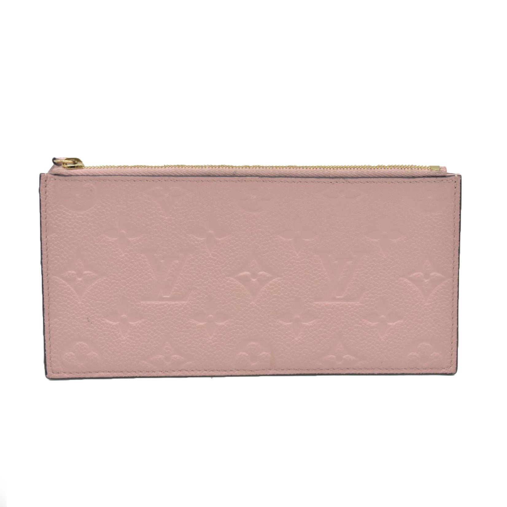 AUCTION $1720 Louis Vuitton LV Monogram Pochette Félicie Pink Insert Zip Pouch