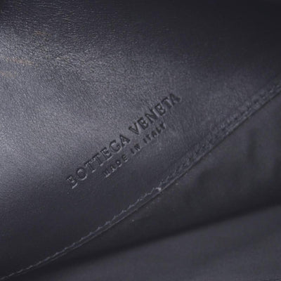 $1250 BOTTEGA VENETA Vintage Smooth Leather Knot Shoulder Bag Black CONSIGNMENT 10021197
