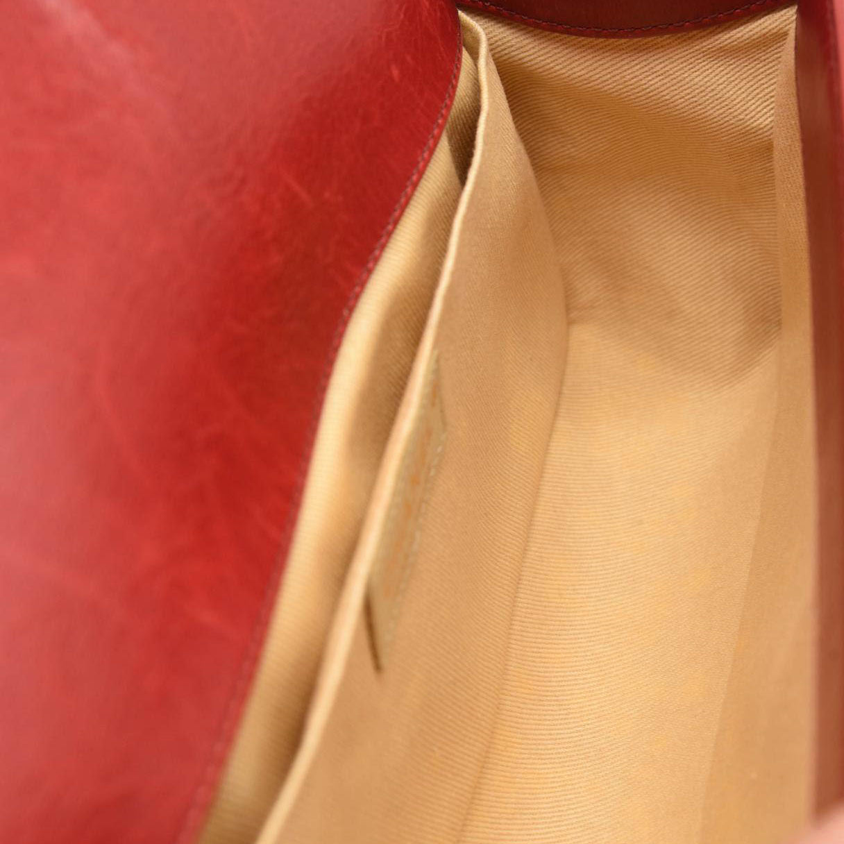 CHANEL Calfskin Double Stitch New Medium Boy Flap Red