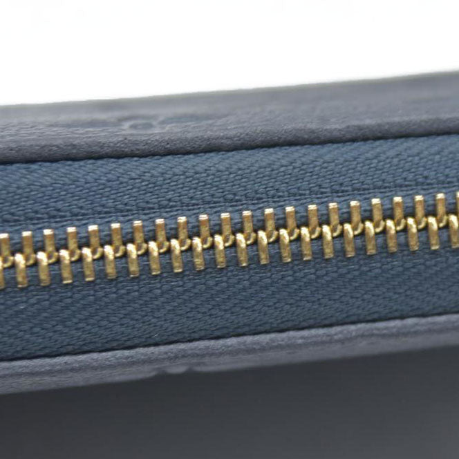 $1170 Louis Vuitton LV Monogram Empreinte Leather Zippy Wallet RFID