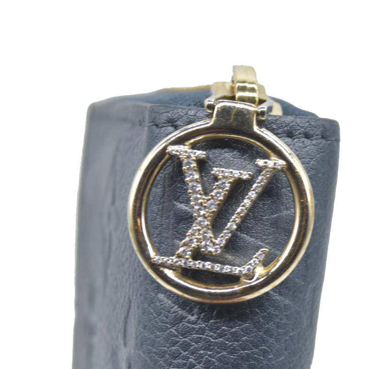 $1170 Louis Vuitton LV Monogram Empreinte Leather Zippy Wallet RFID
