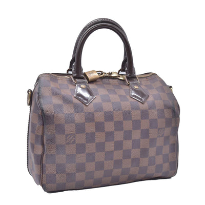 $1980 2016 Louis Vuitton Damier Ebene Speedy Bandouliere 25 CT3186