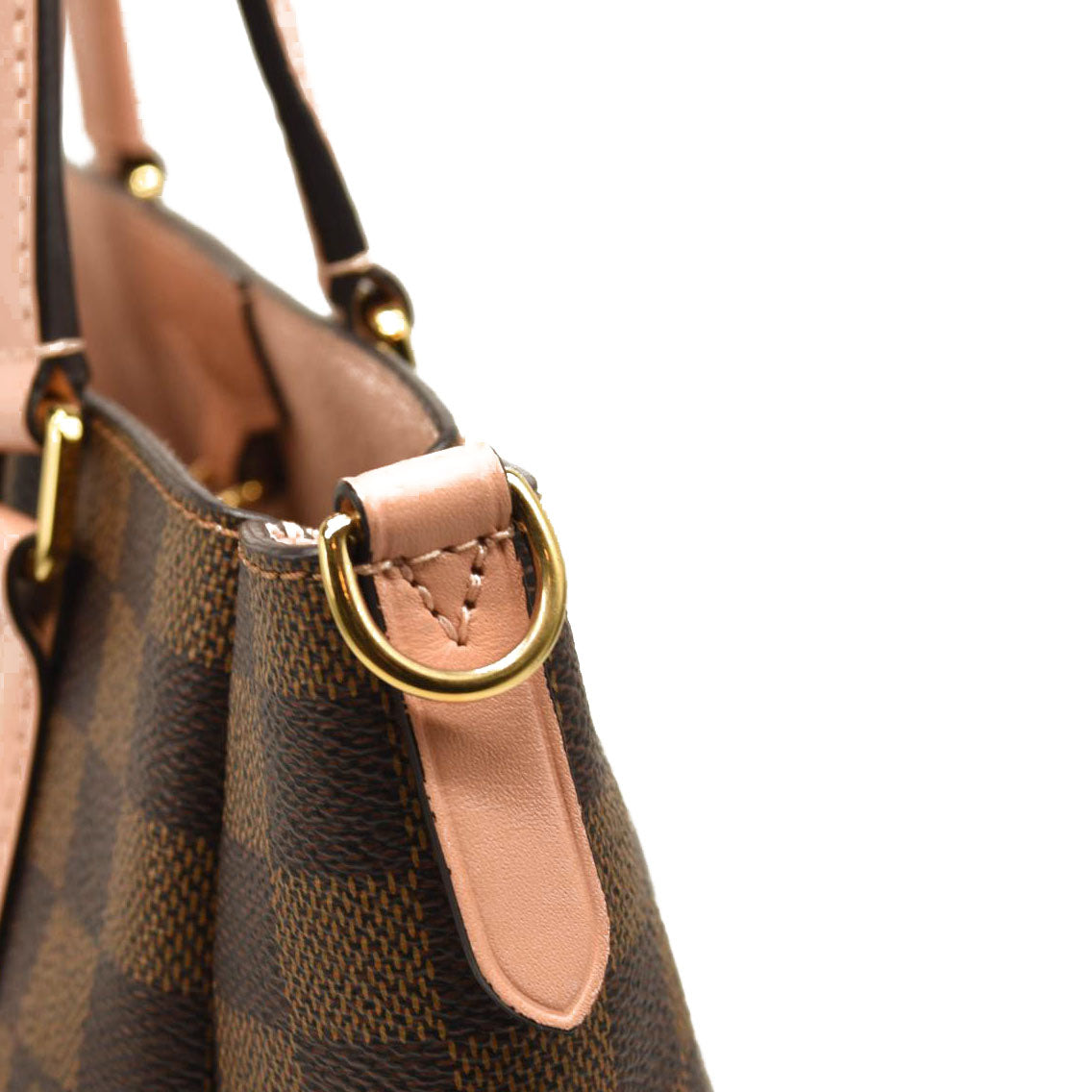 LOUIS VUITTON Damier Ebene Belmont PM Venus Pink