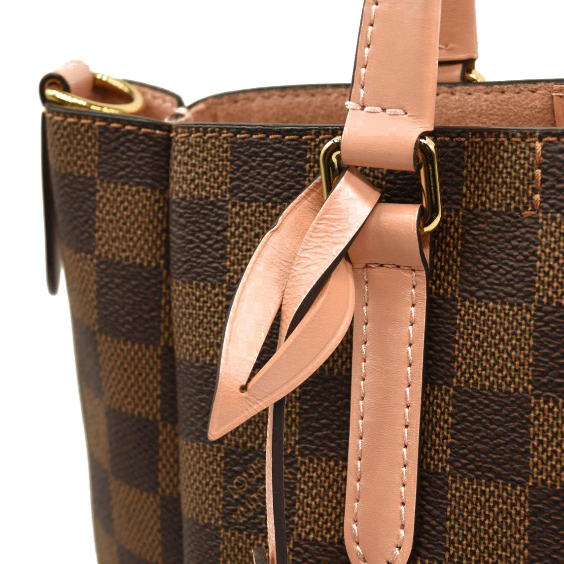 LOUIS VUITTON Damier Ebene Belmont PM Venus Pink