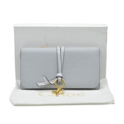 AUCTION $595 Chloe Alphabet Leather Bifold Long Wallet