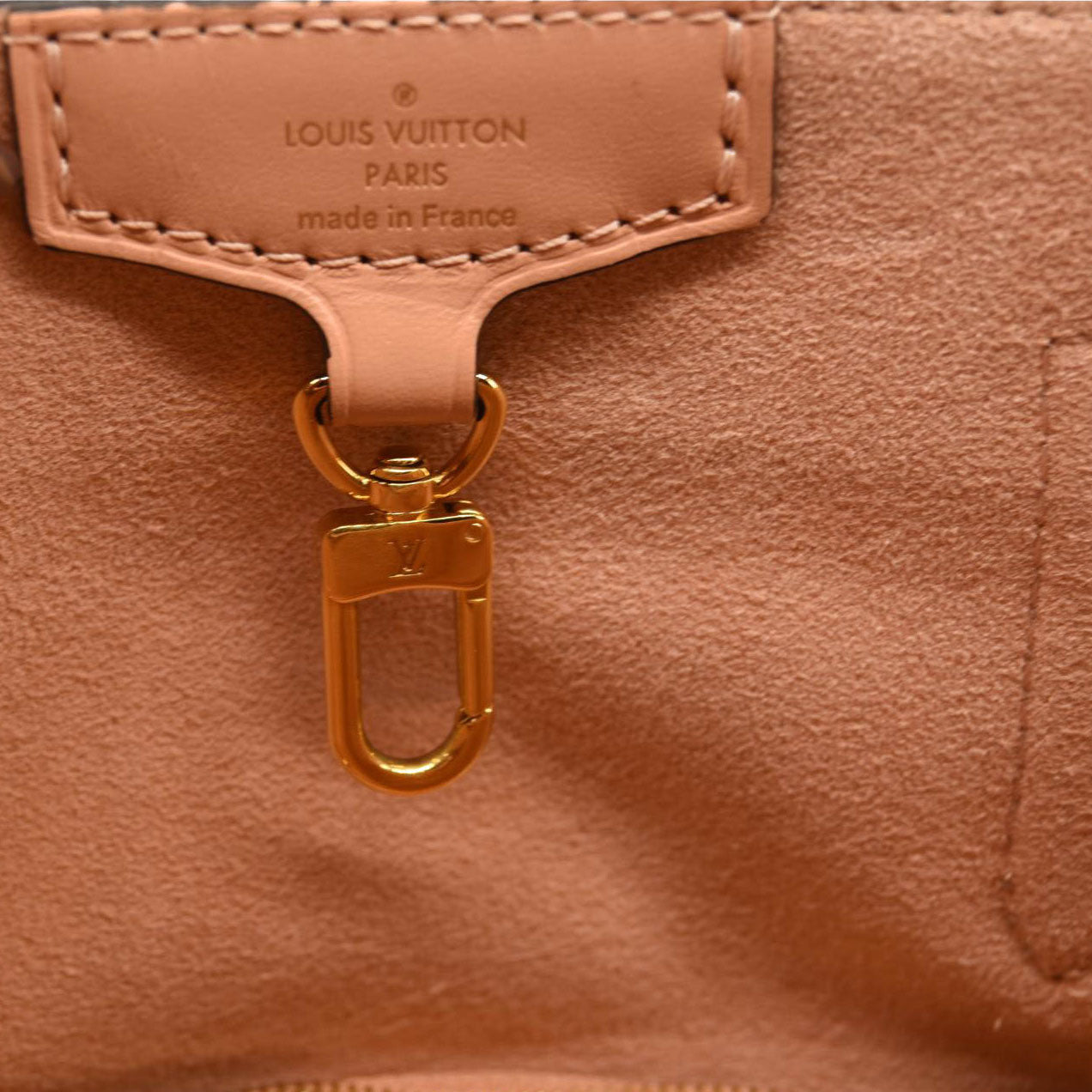 LOUIS VUITTON Damier Ebene Belmont PM Venus Pink