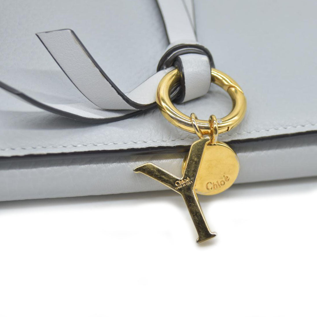 AUCTION $595 Chloe Alphabet Leather Bifold Long Wallet