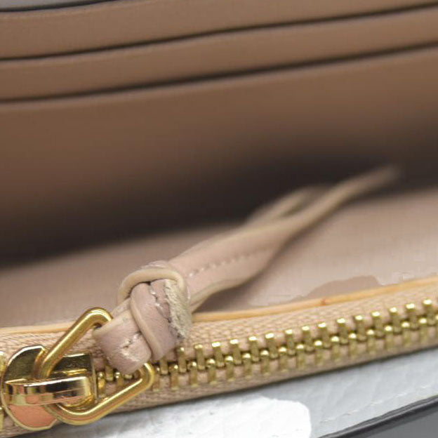 AUCTION $595 Chloe Alphabet Leather Bifold Long Wallet