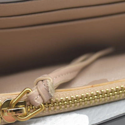 AUCTION $595 Chloe Alphabet Leather Bifold Long Wallet