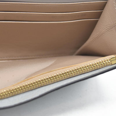 AUCTION $595 Chloe Alphabet Leather Bifold Long Wallet