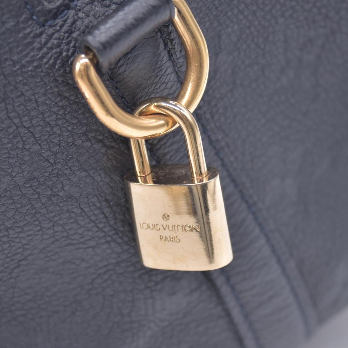 $2610 2013 Louis Vuitton Empreinte Speedy Bandouliere 25 Black DU1183