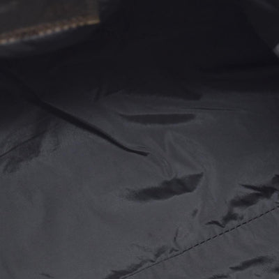 $850 PRADA Linea Rossa Nylon Briefcase Laptop Bag Charcoal Grey CONSIGNMENT 10021198