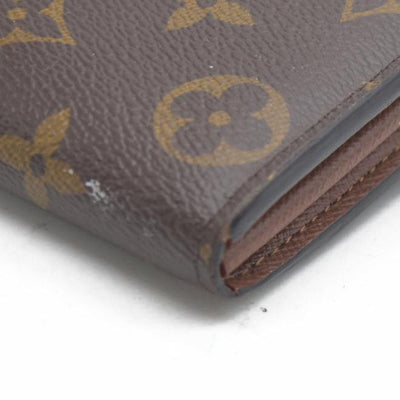 $725 Louis Vuitton Monogram Portefeiulle Sarah Long Bifold Wallet Brown SD0250