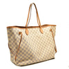 LOUIS VUITTON Damier Azur Neo Neverfull GM Rose Ballerine with pouch SD2187