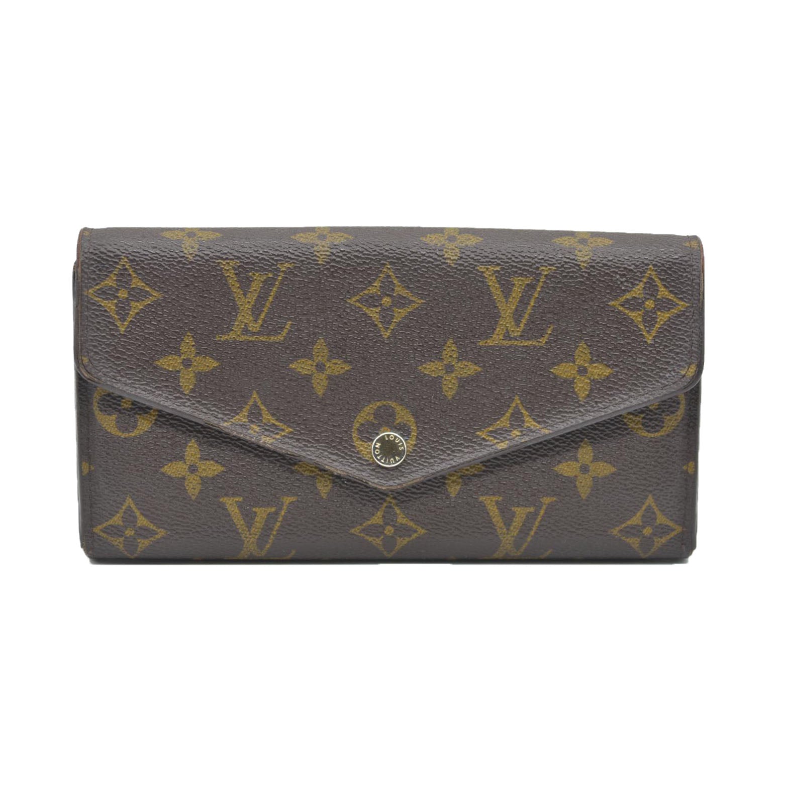 AUCTION $725 Louis Vuitton Monogram Sarah Wallet (no date code)