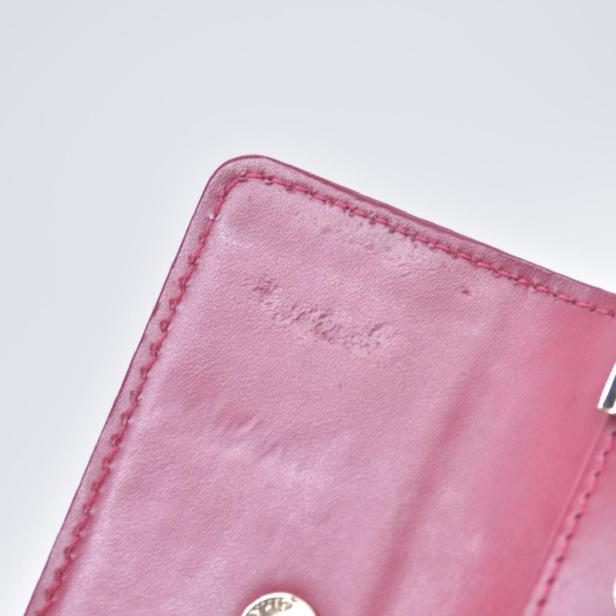 $290 2010 LOUIS VUITTON Vernis Patent Leather 4 Key Holder Red TS0120 CONSIGNMENT 10021451