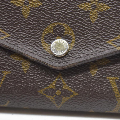 AUCTION $725 Louis Vuitton Monogram Sarah Wallet (no date code)
