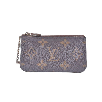 $355 LOUIS VUITTON Monogram Key Pouch Cles CONSIGNMENT 10021445