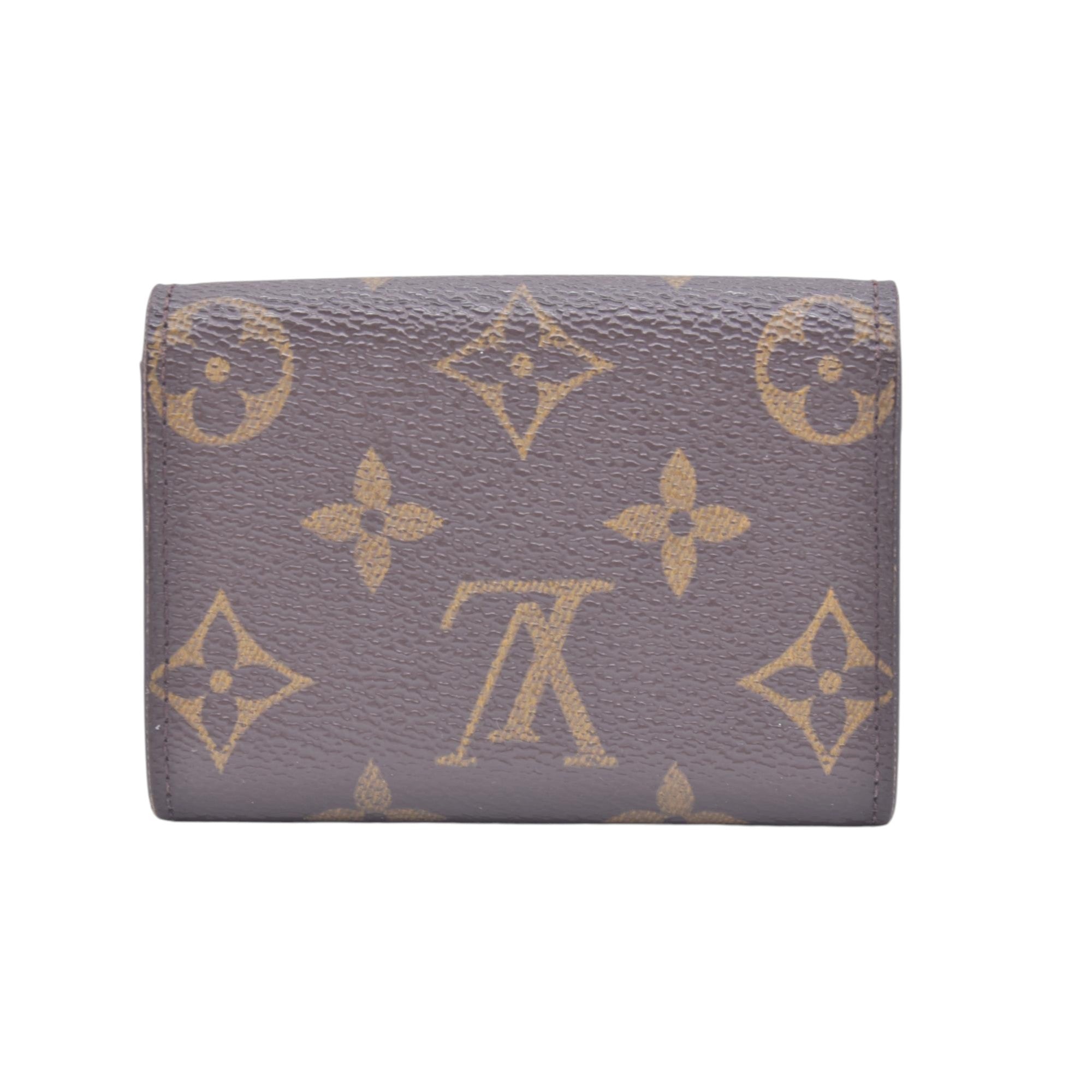 $350 LOUIS VUITTON Monogram Plat Coin Purse CONSIGNMENT 10021453