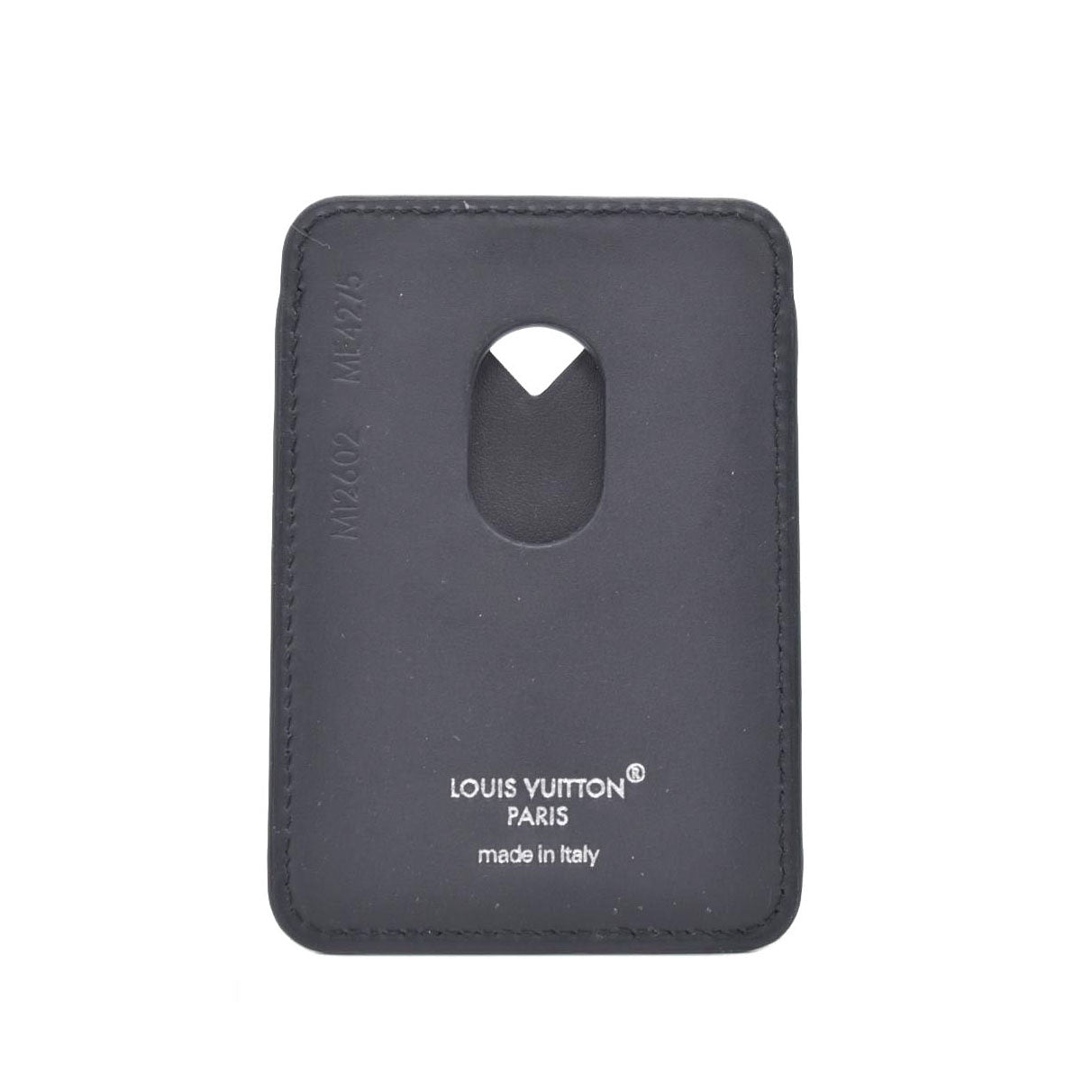 $445 2025 Louis Vuitton Monogram Eclipse Magnetic Card Holder ME4275